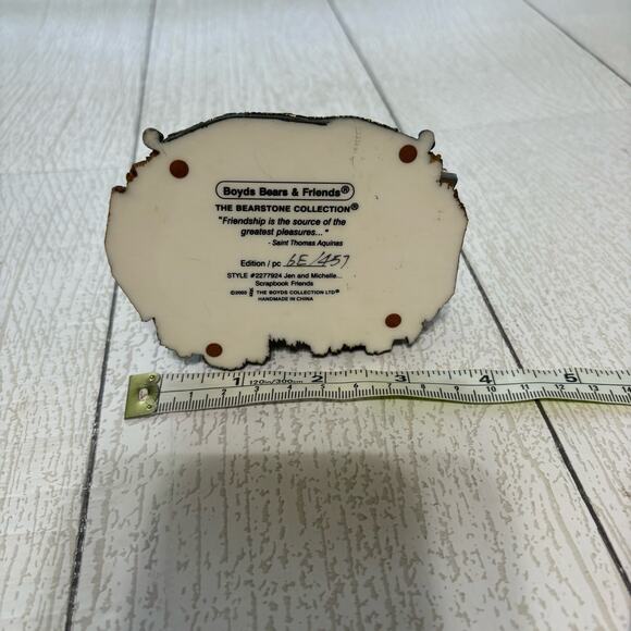 The Boyds Collection Vintage Jen and Michelle Scrapbook Friends Figurine - Picture 4 of 10
